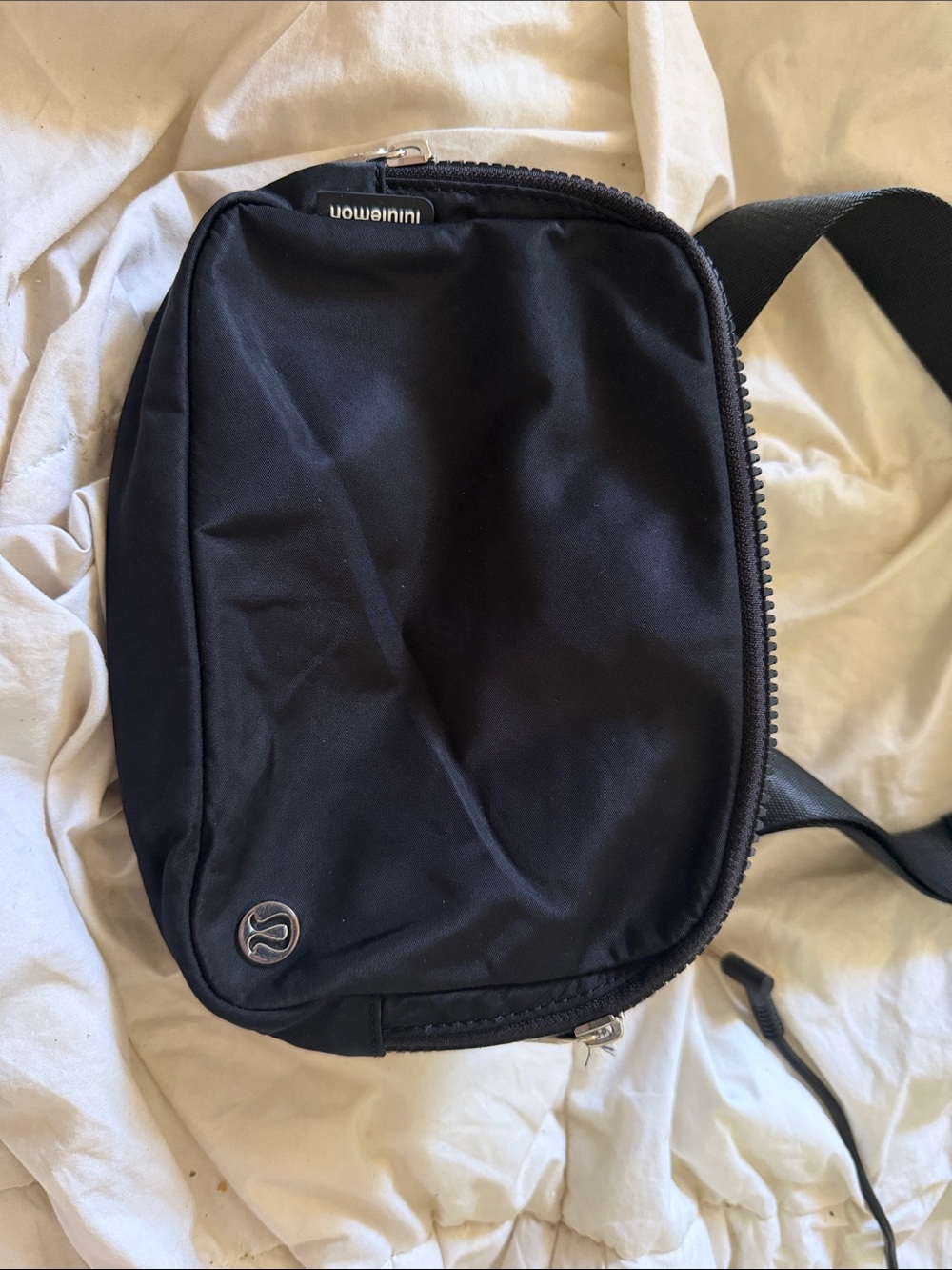 lululemon athletica Black Waist/Crossbody Belt Bag